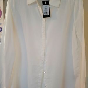 Dynamite Small white dress shirt
